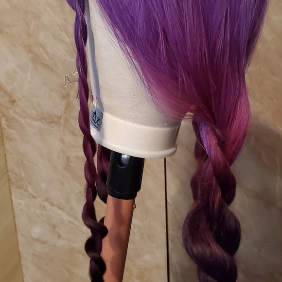 Youvimi Long Purple gradient wig - Picture 4 of 10